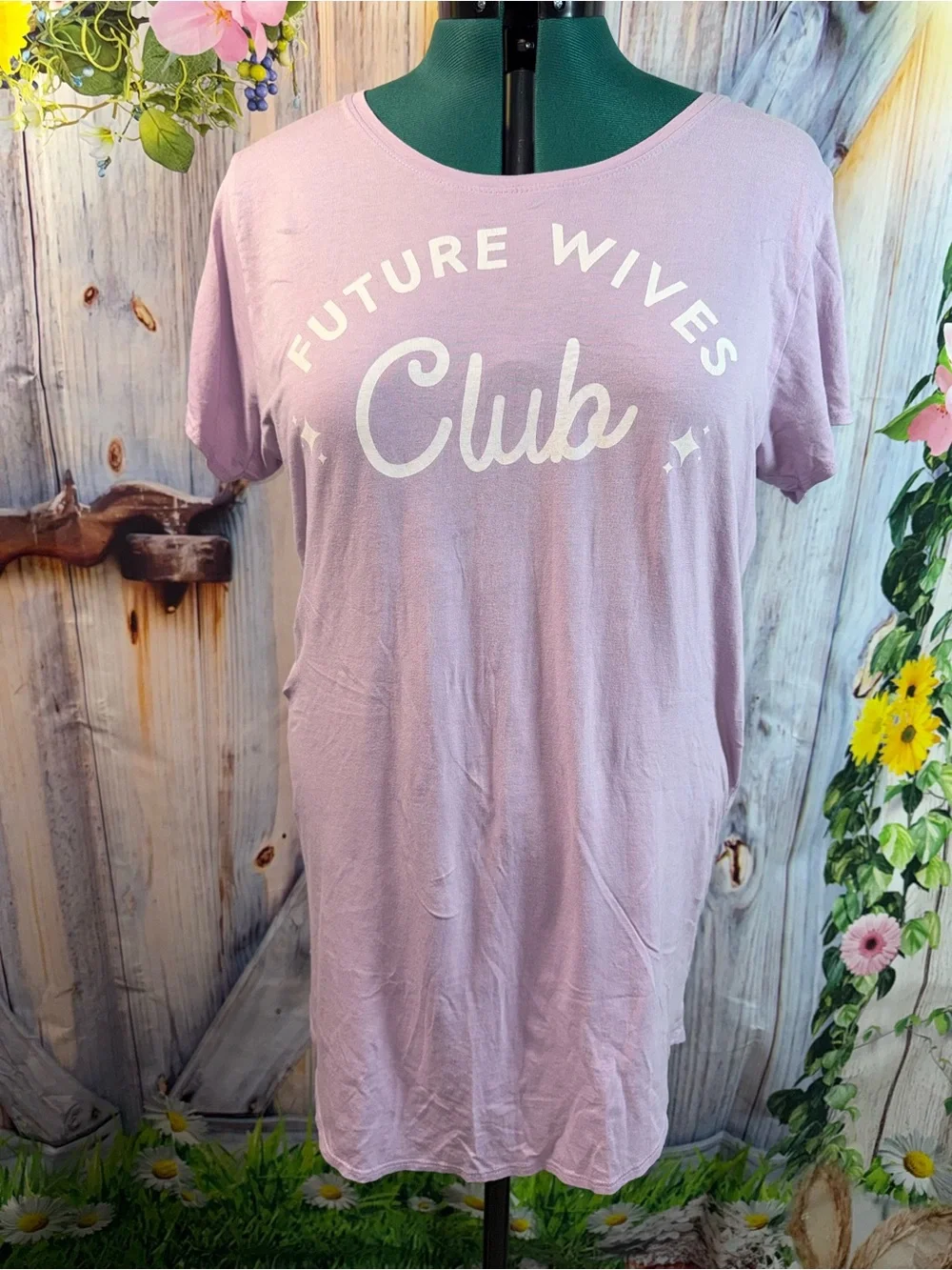 832-Future Wives Club Lavender Sleep Tee